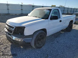 2006 Chevrolet Silverado 1500 Work Truck with VIN 1GCEC14V06E196302, listed as a Copart auction lot 76398124 with 173,966 mi miles and Salvage Title. Bid and sale history available at carsss.com. Image 1.