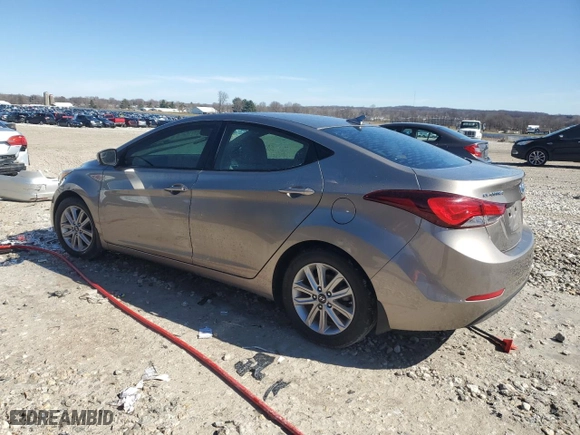 2015 Hyundai Elantra SE with VIN 5NPDH4AE1FH634490, listed as a Copart auction lot 49332185 with 0 mi miles and Clean Title. Bid and sale history available at carsss.com. Image 2.