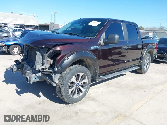 2019 Ford F-150 XL with VIN 1FTEW1CP3KKC76120, listed as a IAAI auction lot 41650089 with 161,801 mi miles and . Bid and sale history available at carsss.com. Image 18.