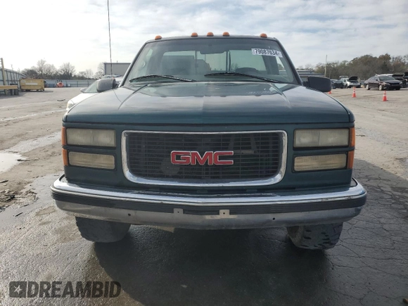 1997 GMC Sierra 1500 with VIN 1GTGC24JXVE524979, listed as a Copart auction lot 79087634 with 170,567 mi miles and Salvage Title. Bid and sale history available at DreamBid. Image 5.