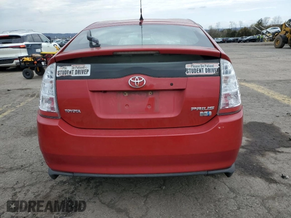 2006 Toyota Prius with VIN JTDKB20U063197924, listed as a Copart auction lot 53119755 with 262,382 mi miles and Salvage Title. Bid and sale history available at DreamBid. Image 6.