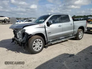 2024 Chevrolet Silverado 1500 LTZ with VIN 1GCUDGE86RZ249800, listed as a Copart auction lot 81805054 with 10,914 mi miles and Salvage Title. Bid and sale history available at DreamBid. Image 1.