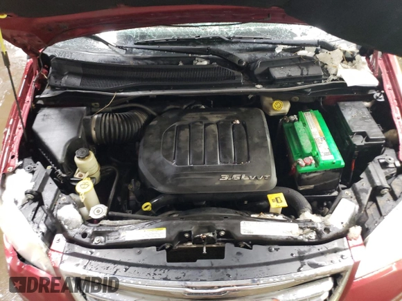 2012 Chrysler Town & Country with VIN 2C4RC1BG1CR338631, listed as a Copart auction lot 45802795 with 163,187 mi miles and Salvage Title. Bid and sale history available at DreamBid. Image 12.