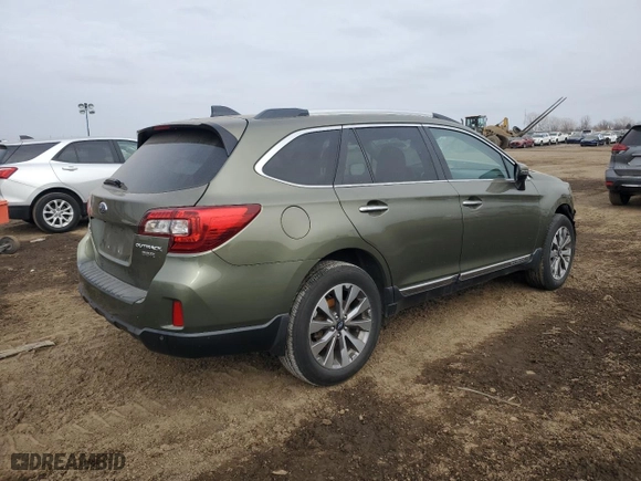 2017 Subaru Outback Touring with VIN 4S4BSETC2H3240923, listed as a Copart auction lot 43824105 with 43,629 mi miles and Salvage Title. Bid and sale history available at carsss.com. Image 3.