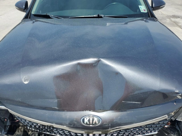2018 Kia Optima S with VIN 5XXGT4L35JG205526, listed as a Copart auction lot 53288405 with 59,813 mi miles and Salvage Title. Bid and sale history available at carsss.com. Image 12.