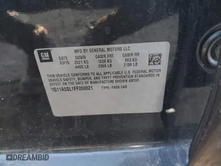 2015 Chevrolet Malibu LS with VIN 1G11A5SL1FF268821, listed as a IAAI auction lot 41758843 with 130,254 mi miles. Bid and sale history available at carsss.com. Image 7.