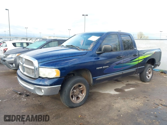 2002 Dodge 1500 with VIN 3D7HU18N62G169229, listed as a IAAI auction lot 41989528 with 206,245 mi miles and . Bid and sale history available at DreamBid. Image 2.