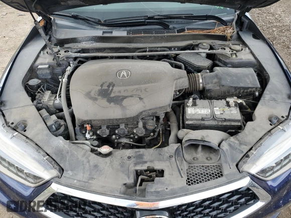 2020 Acura TLX with VIN 19UUB2F34LA002696, listed as a Copart auction lot 69750294 with 128,012 mi miles and Salvage Title. Bid and sale history available at carsss.com. Image 11.