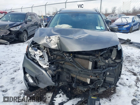 2017 Nissan Rogue SL with VIN JN8AT2MV7HW271485, listed as a IAAI auction lot 41100772 with 106,965 mi miles. Bid and sale history available at carsss.com. Image 6.
