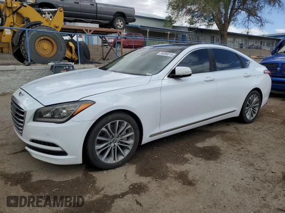 2015 Hyundai Genesis 3.8L z VIN KMHGN4JE2FU031619, wystawiony jako Copart lot #54696515 z przebiegiem 131 465 mil mil oraz Szkoda całkowita • Salvage title. Historia ofert i sprzedaży dostępna na DreamBid. Obrazek 1.