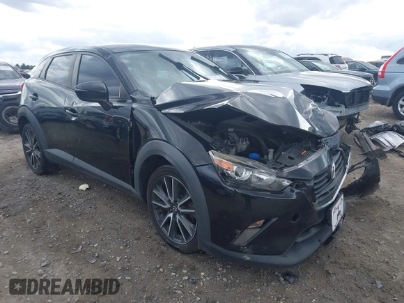 2017 Mazda CX-3 Touring with VIN JM1DKFC70H0163315, listed as a IAAI auction lot 41721515 with 144,662 mi miles. Bid and sale history available at carsss.com. Image 1.