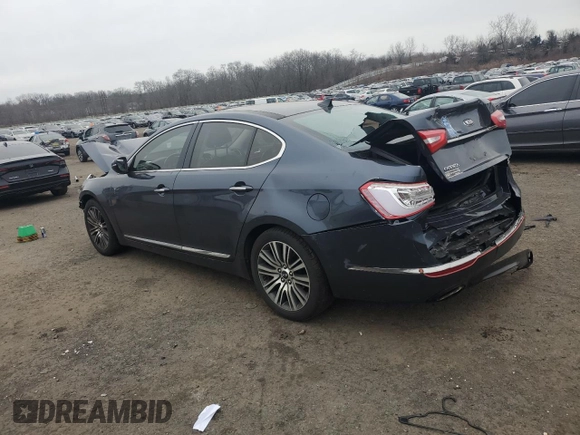 2014 Kia Cadenza Premium with VIN KNALN4D78E5124361, listed as a Copart auction lot 86970534 with 183,228 mi miles and Salvage Title. Bid and sale history available at carsss.com. Image 2.