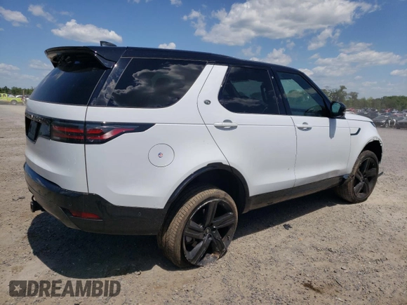 2022 Land Rover Discovery HSE R-Dynamic with VIN SALRM4EU5N2460693, listed as a Copart auction lot 58313224 with 38,814 mi miles and Salvage Title. Bid and sale history available at carsss.com. Image 3.