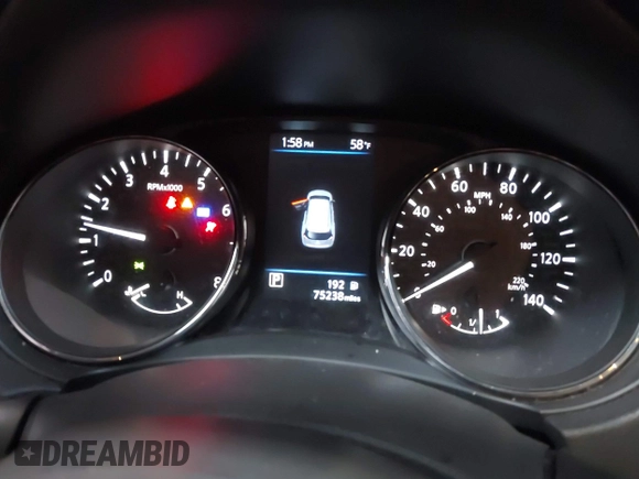 2018 Nissan Rogue SV z VIN 5N1AT2MV5JC840994, wystawiony jako IAAI lot #42145045 z przebiegiem 75 238 mil mil oraz . Historia ofert i sprzedaży dostępna na DreamBid. Obrazek 7.