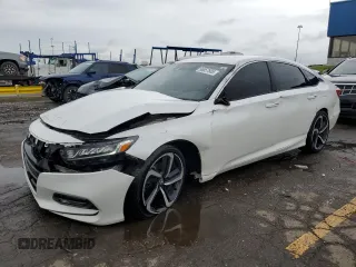 2020 Honda Accord Sport z VIN 1HGCV1F3XLA019564, wystawiony jako Copart lot #56557505 z przebiegiem 87 185 mil mil oraz Nie do naprawy • Non repairable. Historia ofert i sprzedaży dostępna na DreamBid. Obrazek 1.