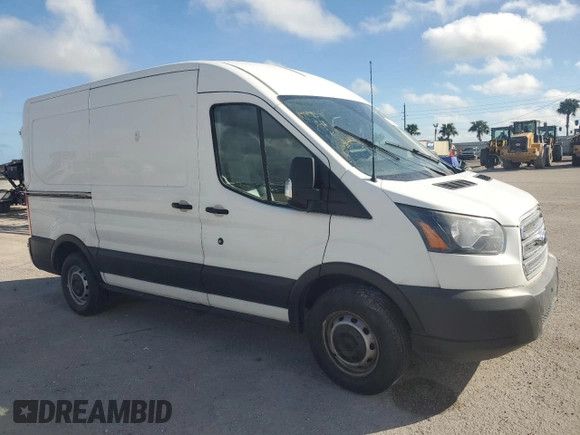 2018 Ford Transit with VIN 1FTYR1CM1JKA17358, listed as a Copart auction lot 74889924 with Not Provided miles and Non Repairable. Bid and sale history available at DreamBid. Image 4.
