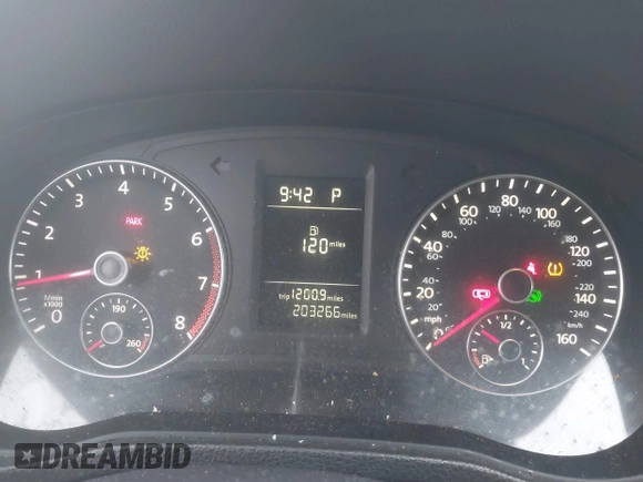 2012 Volkswagen Passat S with VIN 1VWAP7A35CC055061, listed as a IAAI auction lot 41745199 with 203,266 mi miles and . Bid and sale history available at DreamBid. Image 7.