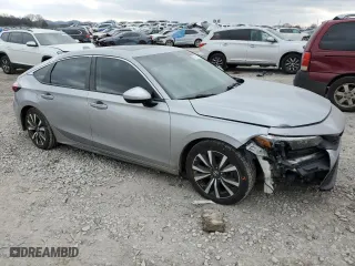 2022 Honda Civic Hatchback EX-L with VIN 19XFL1H70NE017890, listed as a Copart auction lot 87377144 with 80,278 mi miles and Salvage Title. Bid and sale history available at carsss.com. Image 4.