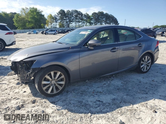 2015 Lexus IS with VIN JTHBF1D27F5079024, listed as a Copart auction lot 52171065 with 100,534 mi miles and Salvage Title. Bid and sale history available at carsss.com. Image 1.