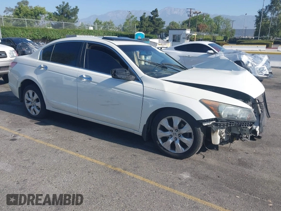 2008 Honda Accord EX-L z VIN 1HGCP36828A036920, wystawiony jako IAAI lot #42238964 z przebiegiem 162 440 mil mil oraz . Historia ofert i sprzedaży dostępna na DreamBid. Obrazek 1.