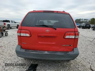 2002 Toyota Sienna LE with VIN 4T3ZF13C52U448931, listed as a Copart auction lot 87849225 with 320,841 mi miles and Salvage Title. Bid and sale history available at carsss.com. Image 6.