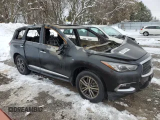 2017 Infiniti QX60 with VIN 5N1DL0MM1HC546110, listed as a Copart auction lot 82972344 with 0 mi miles and Non Repairable. Bid and sale history available at carsss.com. Image 4.
