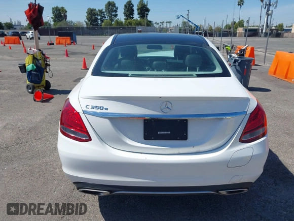 2017 Mercedes-Benz C 350e with VIN 55SWF4HB8HU219807, listed as a IAAI auction lot 41848124 with 43,207 mi miles and . Bid and sale history available at DreamBid. Image 16.