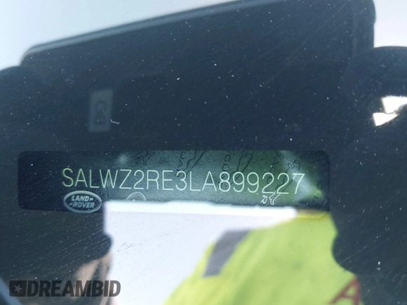 2020 Land Rover Range Rover Sport SVR with VIN SALWZ2RE3LA899227, listed as a IAAI auction lot 42368175 with 63,794 mi miles and . Bid and sale history available at DreamBid. Image 9.