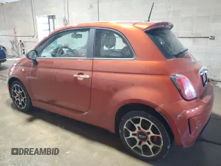 2013 FIAT 500 Turbo with VIN 3C3CFFHH7DT645525, listed as a Copart auction lot 54335795 with 143,758 mi miles and Clean Title. Bid and sale history available at carsss.com. Image 2.