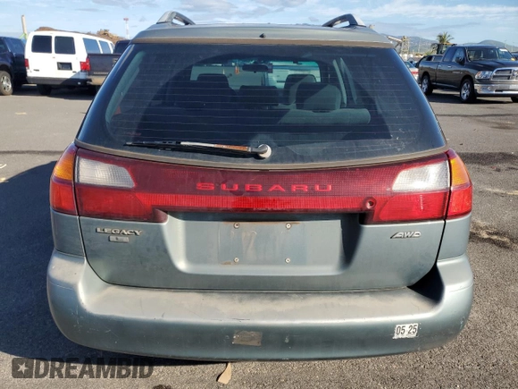 2002 Subaru Legacy L with VIN 4S3BH635X27308783, listed as a Copart auction lot 45737345 with 71,224 mi miles and Salvage title. Bid and sale history available at DreamBid. Image 6.