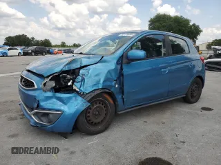 2017 Mitsubishi Mirage ES z VIN ML32A3HJ8HH016872, wystawiony jako Copart lot #55175995 z przebiegiem 205 366 mil mil oraz Szkoda całkowita • Salvage title. Historia ofert i sprzedaży dostępna na DreamBid. Obrazek 1.