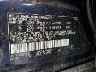 2024 Toyota RAV4 Hybrid XLE Premium with VIN JTMB6RFV4RD151024, listed as a Copart auction lot 46646405 with 3,310 mi miles and Salvage Title. Bid and sale history available at DreamBid. Image 13.