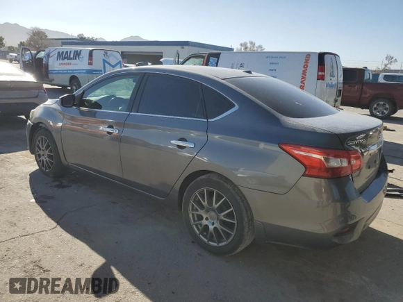 2017 Nissan Sentra SV with VIN 3N1AB7AP3HL654723, listed as a Copart auction lot 48437835 with 117,270 mi miles and Salvage Title. Bid and sale history available at carsss.com. Image 2.