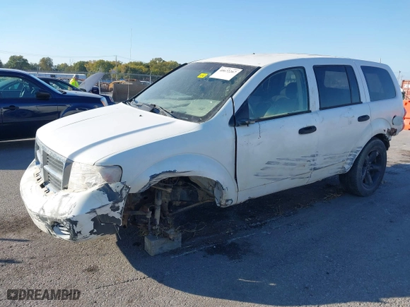 2008 Dodge Durango SLT with VIN 1D8HB48N48F123976, listed as a IAAI auction lot 40672267 with 218,207 mi miles. Bid and sale history available at carsss.com. Image 2.