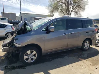 2017 Nissan Quest SV with VIN JN8AE2KP1H9167118, listed as a Copart auction lot 51638464 with Not Provided miles and Non Repairable. Bid and sale history available at carsss.com. Image 1.