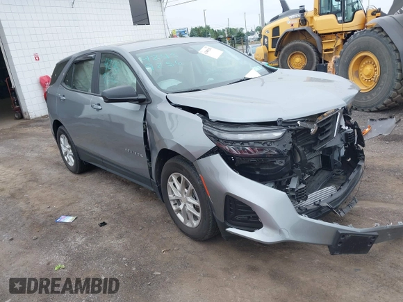 2023 Chevrolet Equinox LS with VIN 3GNAXHEG3PL160544, listed as a IAAI auction lot 42459256 with 9,349 mi miles and . Bid and sale history available at DreamBid. Image 1.