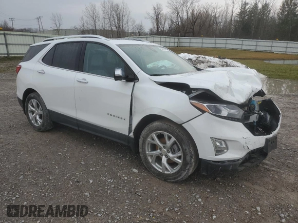 2021 Chevrolet Equinox Premier with VIN 3GNAXXEV8MS181822, listed as a Copart auction lot 84245104 with 24,642 mi miles and Non repairable. Bid and sale history available at DreamBid. Image 4.