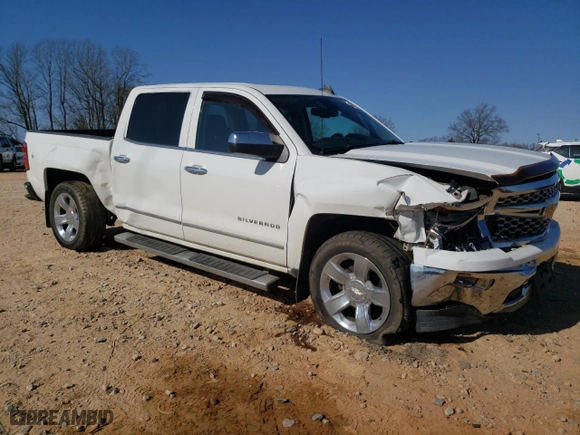 2015 Chevrolet Silverado 1500 LTZ with VIN 3GCPCSEC3FG271496, listed as a Copart auction lot 44698165 with 107,476 mi miles and Salvage Title. Bid and sale history available at carsss.com. Image 4.