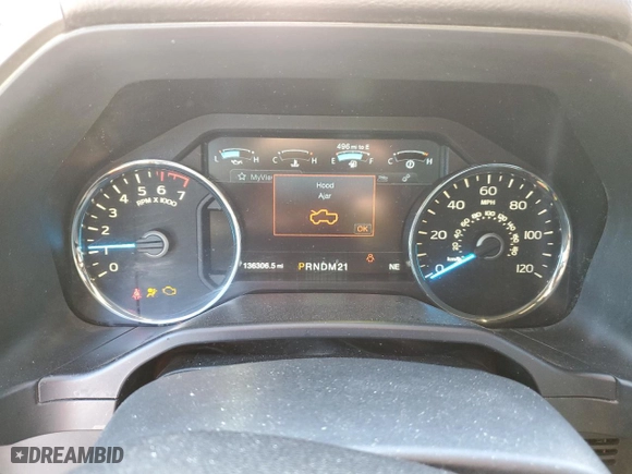 2015 Ford F-150 XLT w/HD Payload Pkg with VIN 1FTFW1EF8FKD63767, listed as a Copart auction lot 87078584 with 136,306 mi miles and Salvage Title. Bid and sale history available at carsss.com. Image 9.
