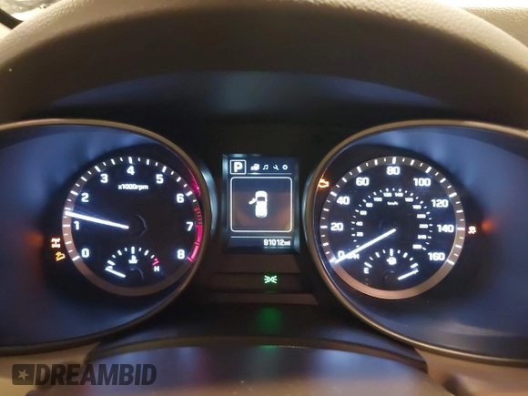 2017 Hyundai Santa Fe 2.4L with VIN 5NMZUDLBXHH041621, listed as a IAAI auction lot 42194586 with 91,012 mi miles and . Bid and sale history available at DreamBid. Image 7.