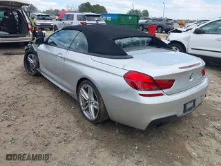 2013 BMW 6 Series 640i with VIN WBALW7C52DDX58705, listed as a IAAI auction lot 41848280 with 91,243 mi miles. Bid and sale history available at carsss.com. Image 3.