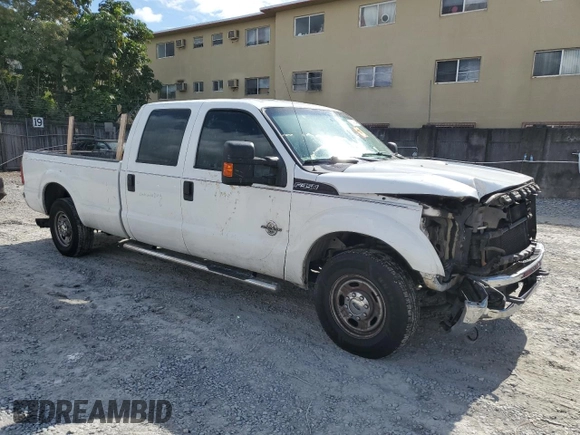 2012 Ford F-350 XL with VIN 1FT7W3ATXCEB07863, listed as a Copart auction lot 86399544 with 158,932 mi miles and Salvage Title. Bid and sale history available at DreamBid. Image 4.
