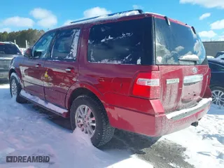 2014 Ford Expedition Limited with VIN 1FMJU2A52EEF07020, listed as a IAAI auction lot 41623765 with 98,831 mi miles. Bid and sale history available at carsss.com. Image 3.