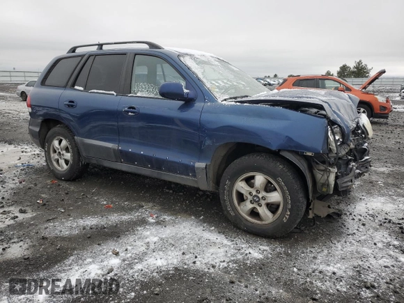 2006 Hyundai Santa Fe GLS with VIN KM8SC73D06U098659, listed as a Copart auction lot 87702155 with 164,576 mi miles and Salvage Title. Bid and sale history available at carsss.com. Image 4.