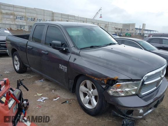 2021 Ram 1500 Tradesman z VIN 1C6RR6FG4MS521082, wystawiony jako IAAI lot #42482516 z przebiegiem 34 111 mil mil oraz . Historia ofert i sprzedaży dostępna na DreamBid. Obrazek 1.