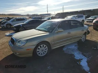 2003 Hyundai Sonata GLS with VIN KMHWF35H33A874765, listed as a Copart auction lot 43804495 with 168,242 mi miles and Salvage Title. Bid and sale history available at carsss.com. Image 1.
