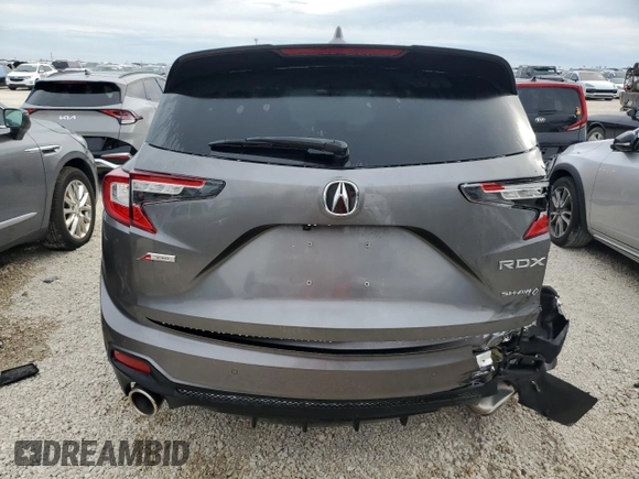 2024 Acura RDX w/A-Spec Advance Package with VIN 5J8TC2H88RL014686, listed as a Copart auction lot 77444064 with Not Provided miles and Salvage Title. Bid and sale history available at carsss.com. Image 6.