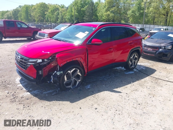 2023 Hyundai Tucson SEL with VIN 5NMJF3AE1PH165094, listed as a IAAI auction lot 42035394 with 33,226 mi miles and . Bid and sale history available at carsss.com. Image 6.