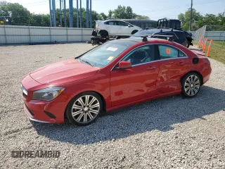 2018 Mercedes-Benz CLA 250 with VIN WDDSJ4GB2JN505780, listed as a Copart auction lot 61605045 with 133,516 mi miles and Salvage title. Bid and sale history available at DreamBid. Image 1.