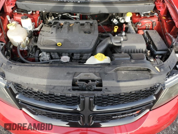2019 Dodge Journey SE Value with VIN 3C4PDCAB3KT732245, listed as a Copart auction lot 53740435 with 24,186 mi miles and Non Repairable. Bid and sale history available at DreamBid. Image 12.